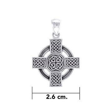 Celtic Cross Silver Pendant TPD6018 - Jewelry